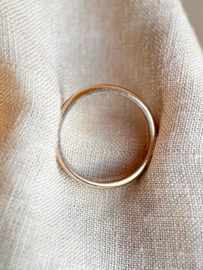Vintage 1950s Classic Gold Wedding Band, 14k