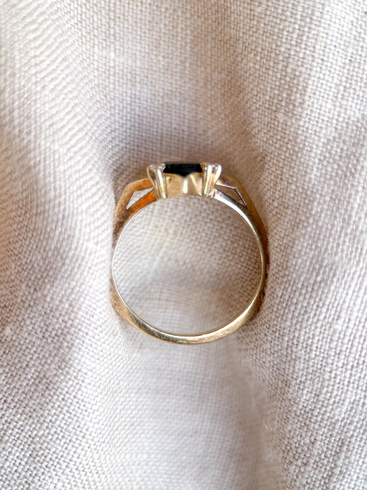 Vintage 1980s Star Sapphire Ring, 14k Gold