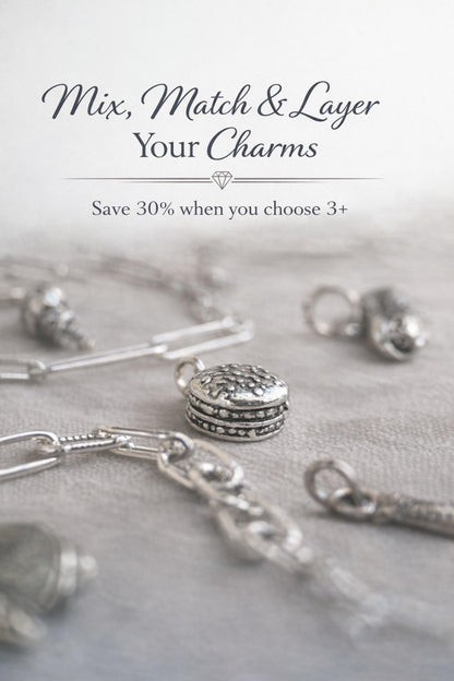 Sterling Silver Chess Queen Charm Pendant, Chess Themed Minimalist Jewelry, Gift for Her