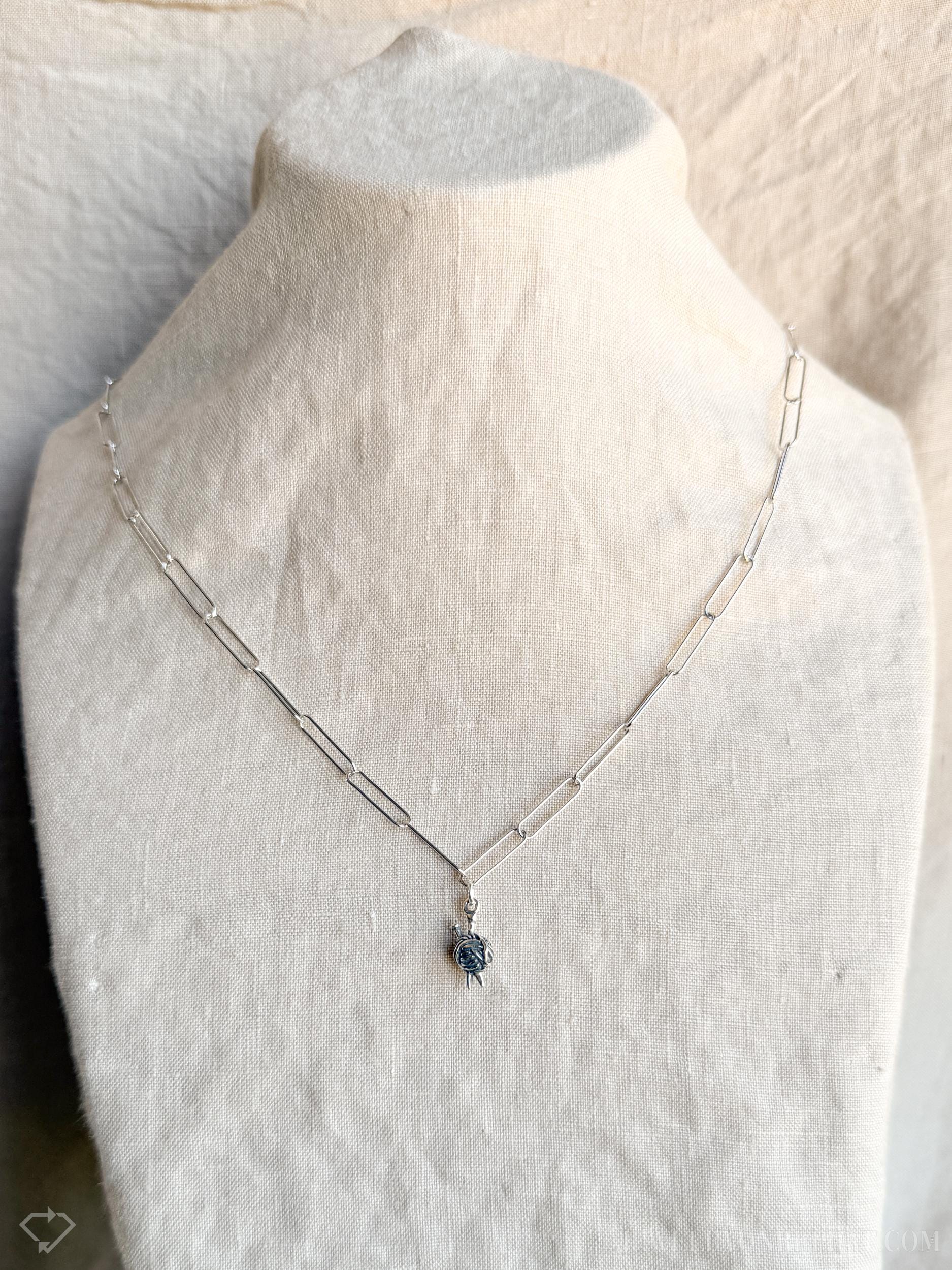 Chain Necklace in Sterling Silver, Cable, Paperclip, Rope Twist, Charm Necklace