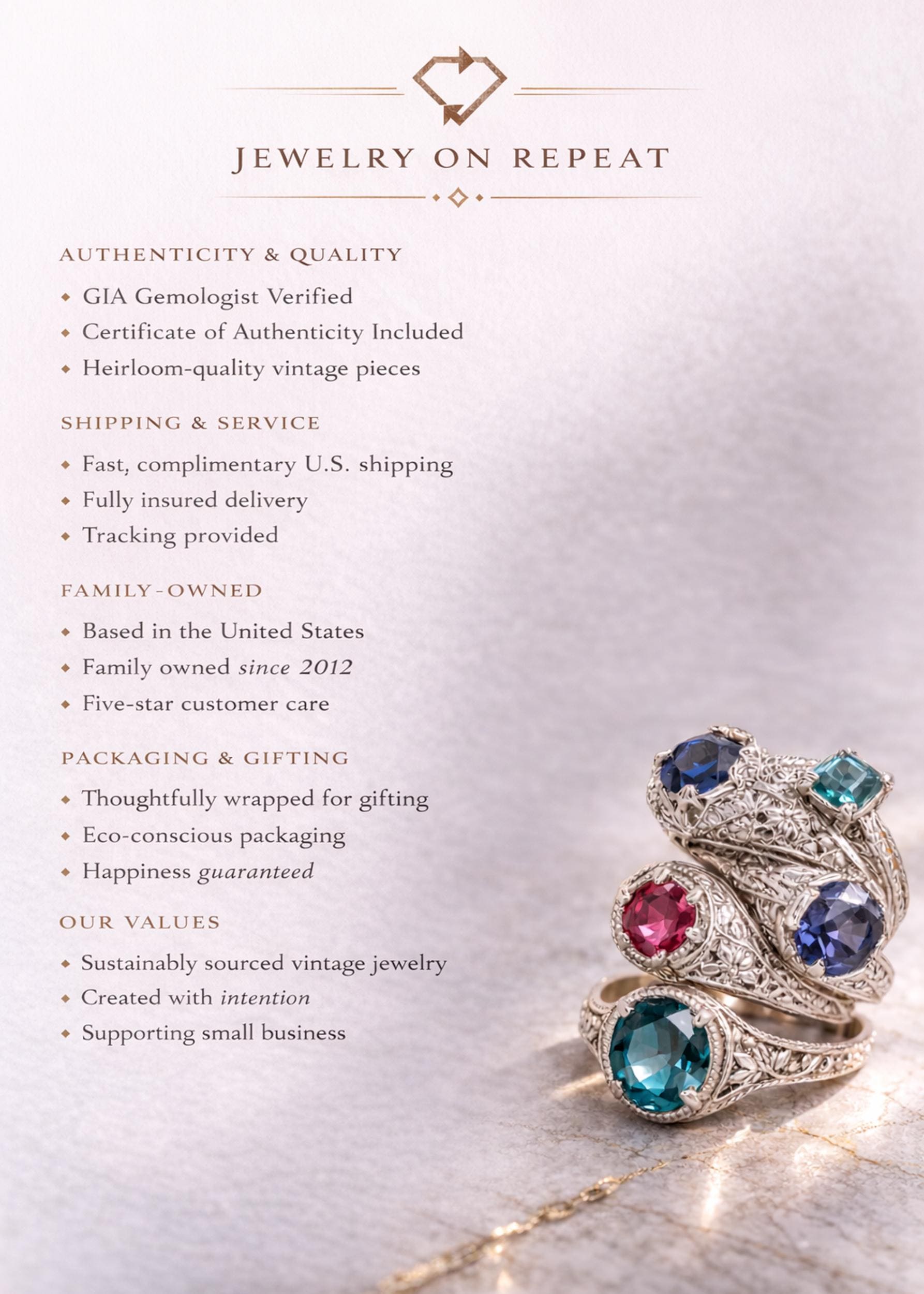 Vintage Emerald Engagement Ring, Round Cut, Platinum, Alternative Bridal Ring