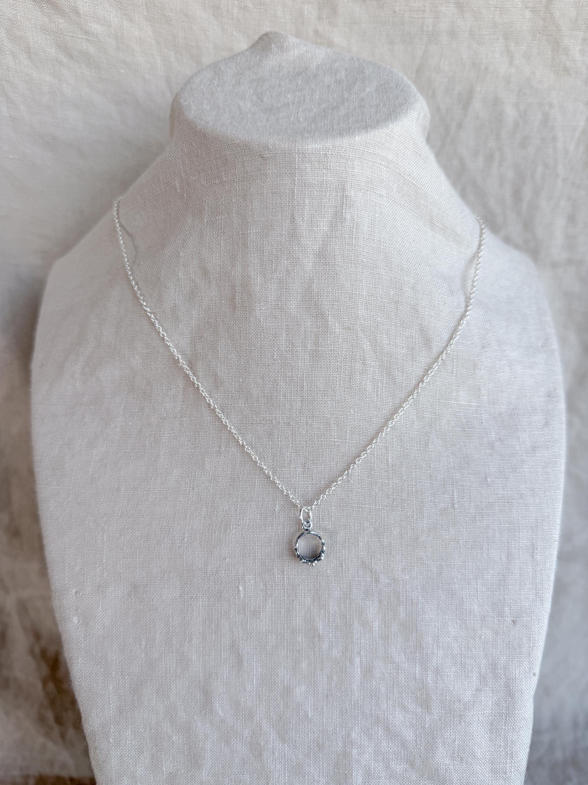 Sterling Silver Princess Tiara Charm Necklace, Minimal Princess Themed Layering Jewelry, Gift for Her