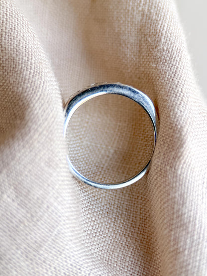 Vintage Diamond Wedding Band, 18k White Gold, Round Channel Set, Minimalist Ring, Stacking Band