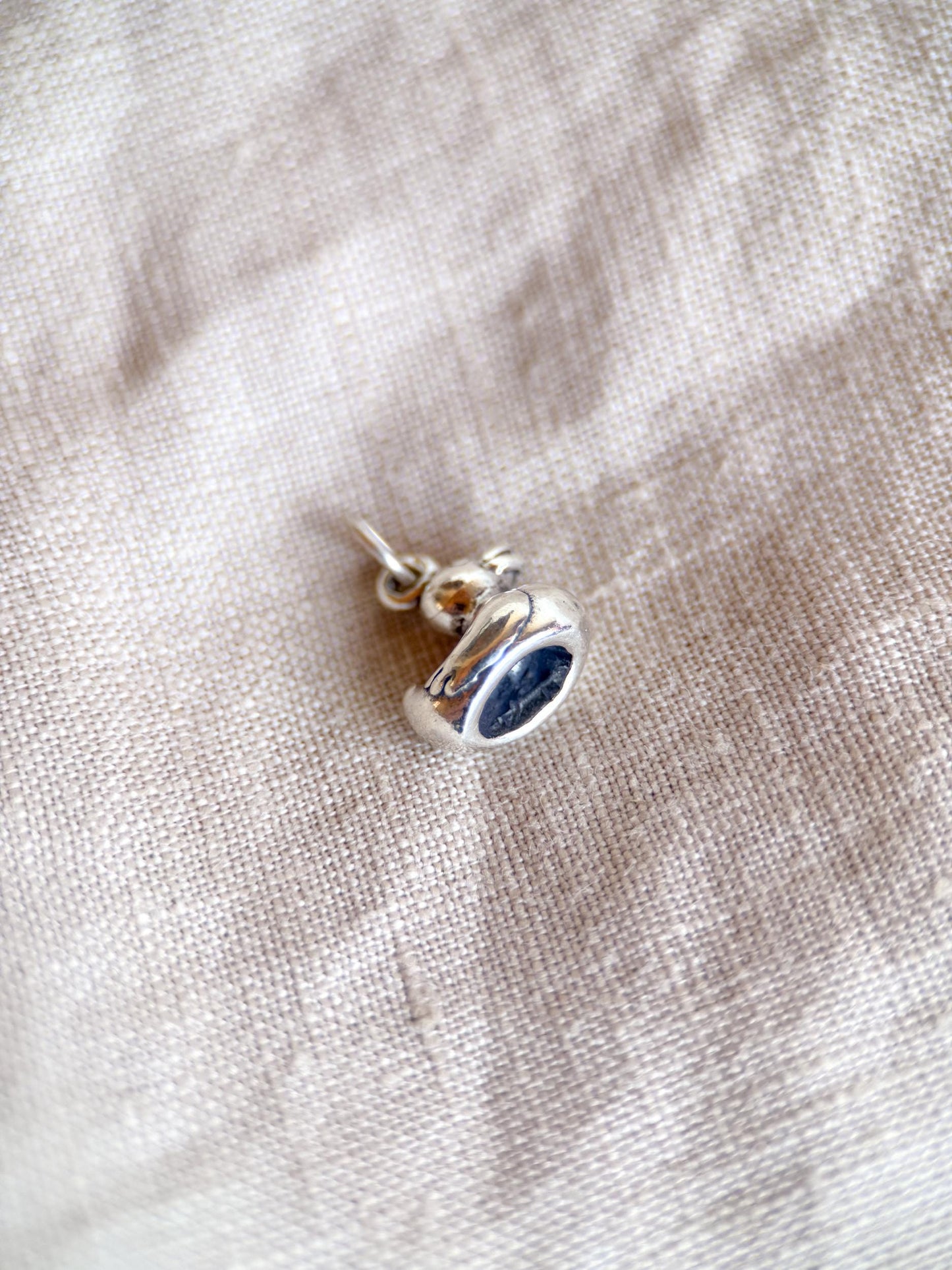 Sterling Silver Rubber Ducky Charm Necklace, Playful Minimal Layering Jewelry, Gift for Her