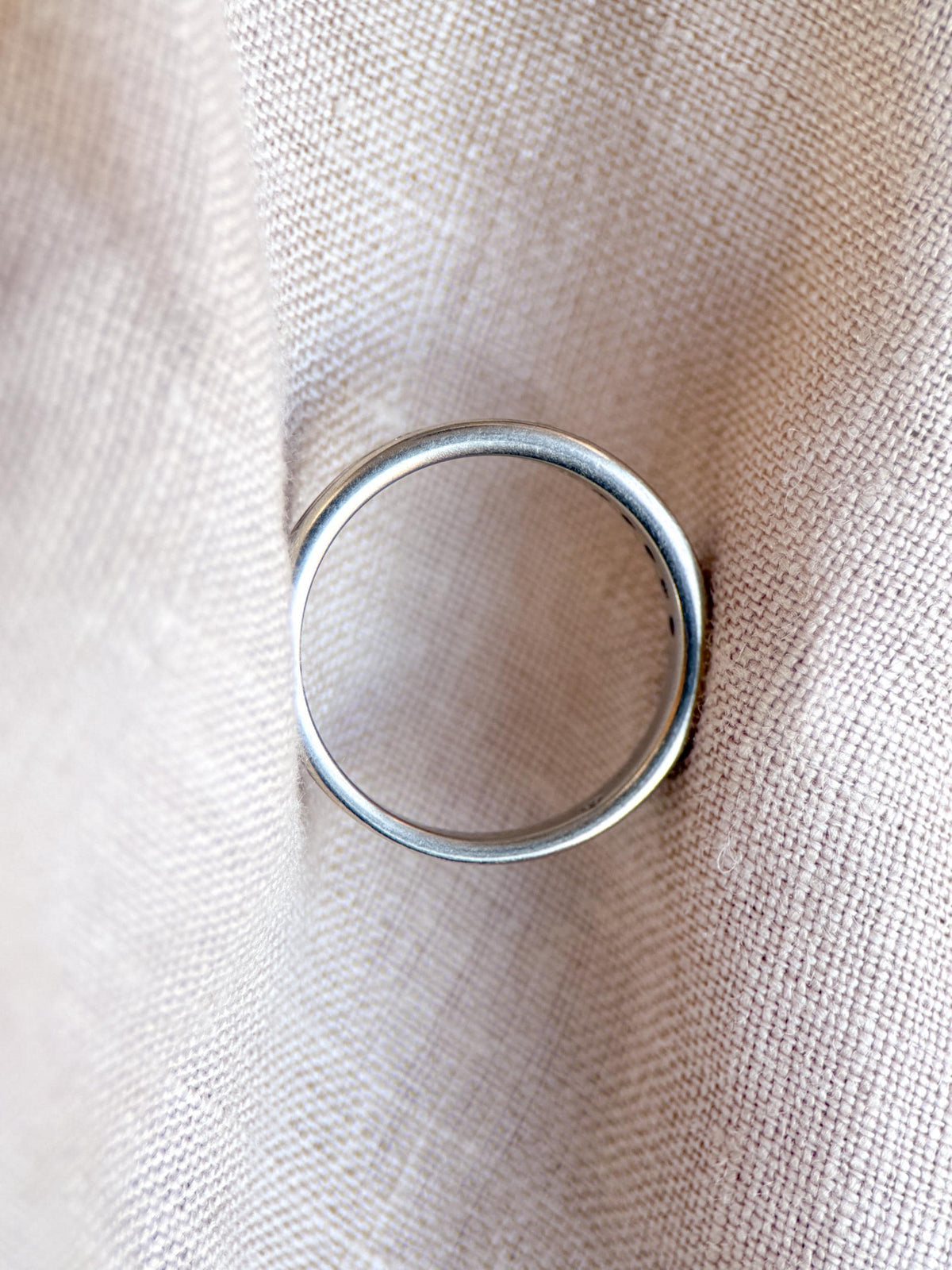 Vintage Diamond Wedding Band, 14k White Gold, Channel Set Round Cut Ring, Stacking Band