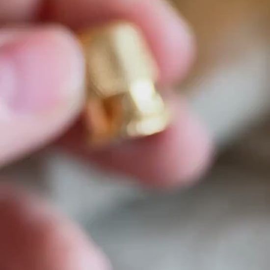 Vintage 1950s Thimble in 14k Gold