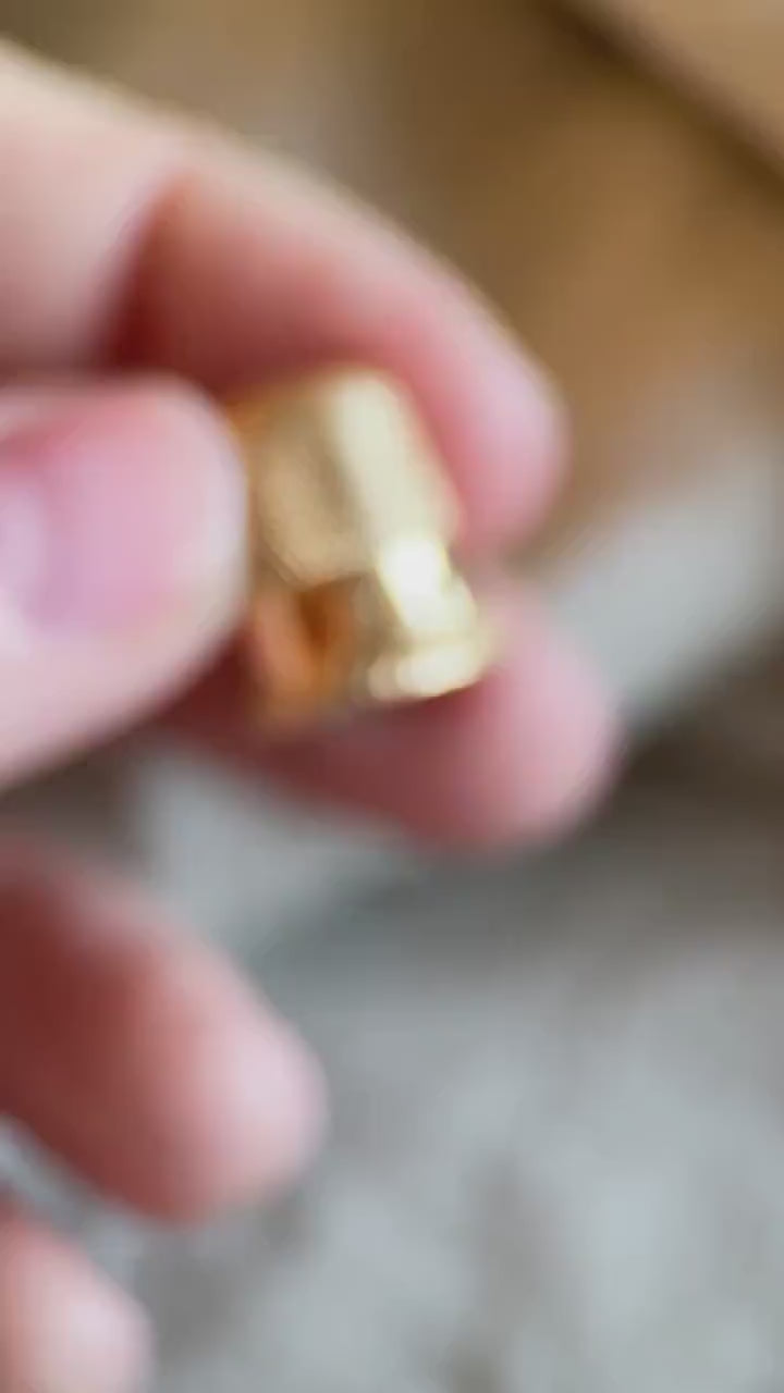 Vintage 1950s Thimble in 14k Gold