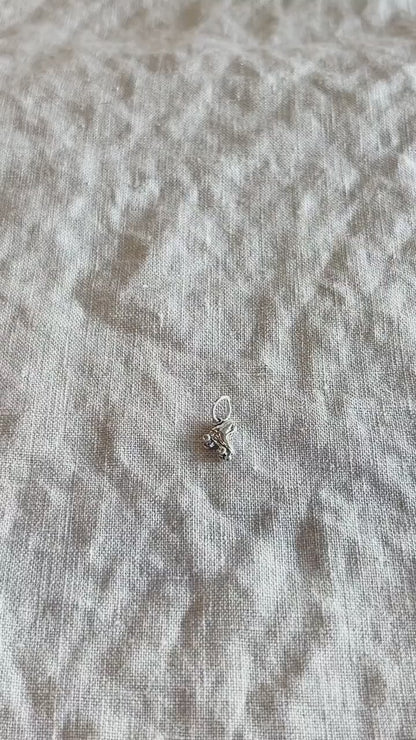 Sterling Silver Roller Skate Charm Pendant, Skating Themed Minimalist Jewelry, Gift for Her