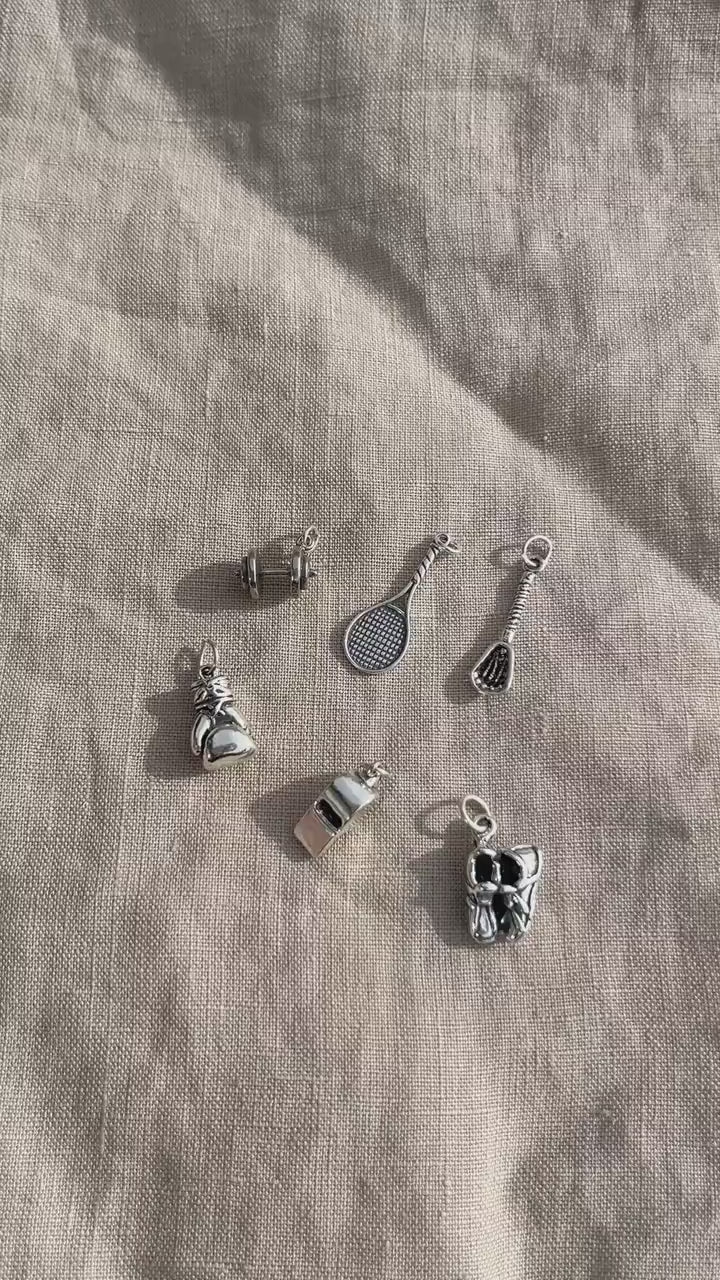 Sterling Silver Running Shoes Charm Pendant, Running Themed Minimalist Jewelry, Gift for Her