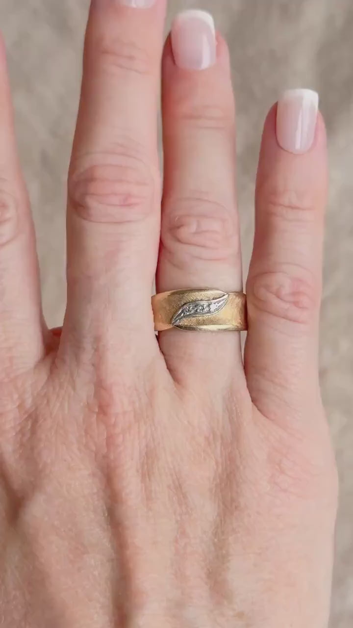 Vintage 1960s Diamond Ring in 14k Gold