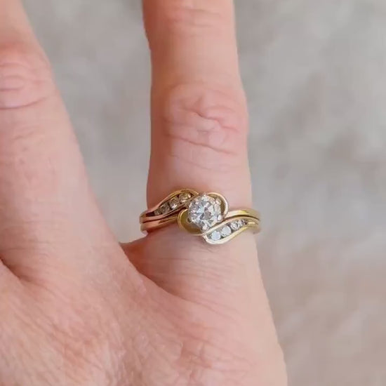 Vintage Diamond Bridal Set