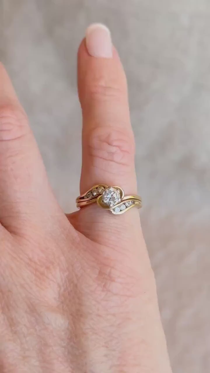Vintage Diamond Bridal Set